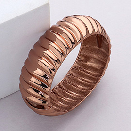 Hinged Metal Bangle Bracelet