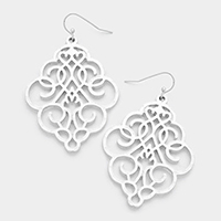 Floral Filigree Drop Earrings