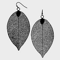 Leaf Metal Earrings