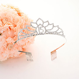 Sweet 15 Rhinestone Paved Birthday Party Princess Tiara