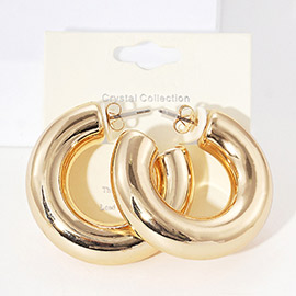 Thick Hoop Earrings