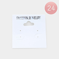 24PCS - Jewelry Earring Display Cards