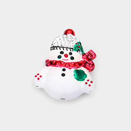 Enamel SnowMan Pendant