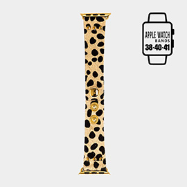 Leopard Patterned Apple Watch Band