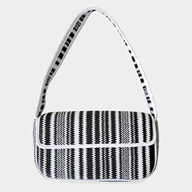 Straw Rectangle Shoulder Bag