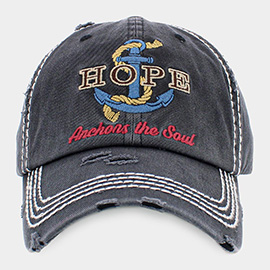 HOPE ANCHORS THE SOUL Vintage Baseball Cap