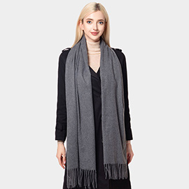 Solid Oblong Scarf