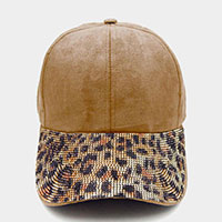 Bling Leopard Baseball Cap