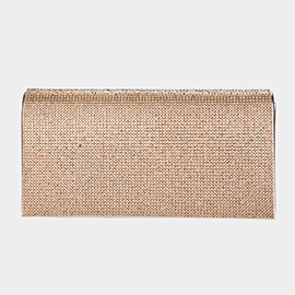 Bling Solid Evening Clutch / Crossbody Bag