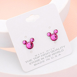 Mouse Character Stud Earrings