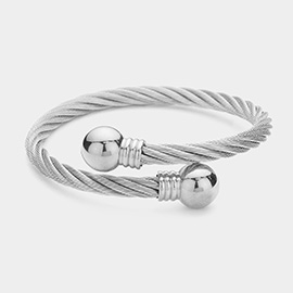 Stainless Steel Ball Tip Rope Bracelet