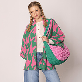 Quilted Puffer Shoulder / Crossbody Bag Cloud Bag