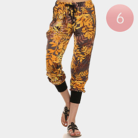 6PCS - Lady Printed Jogger Pants