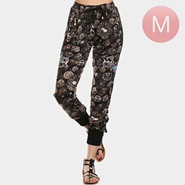Medium - Lady Printed Jogger Pants