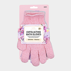 3Pairs - Exfoliating Bath Gloves