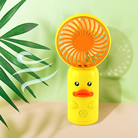 Mini Animal Duckling USB Charge Portable Fan