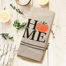 HOME Pumpkin Printed Kitchen Towel