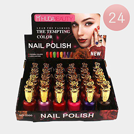 24PCS - The Tempting Color Nail Polish