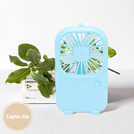 LED Summer USB Charge Hand Fan 