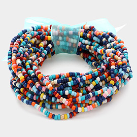 25PCS - Seed Beaded Stretch Bracelets