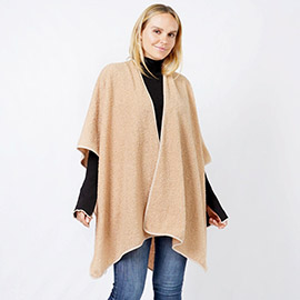 Teddy Fur Soft Cape/Ruana Poncho