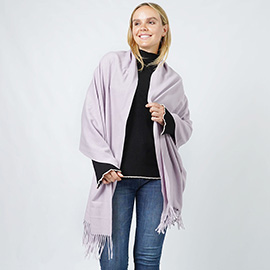 Solid Color Soft Oblong Scarf