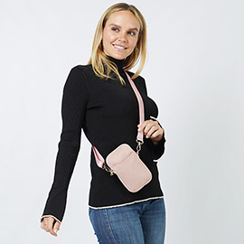 Wave Quilted Mini Crossbody Bag