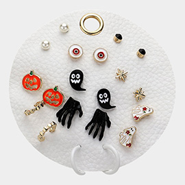 20Pairs - Enamel Halloween Earrings Set