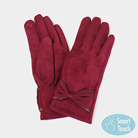 Ribbon Smart Touch Gloves