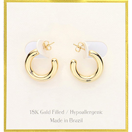 18K Gold Filled Hypoallergenic Mini Hoop Earrings