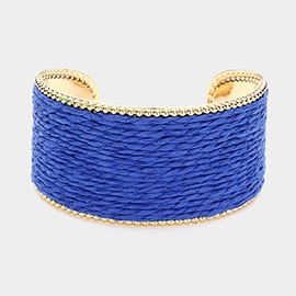 Raffia Cuff Bracelet