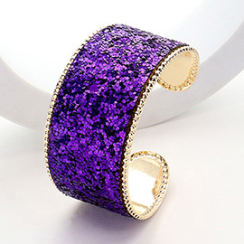 Sparkly Glittered Cuff Bracelet