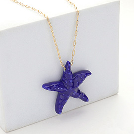 Starfish Pendant Necklace