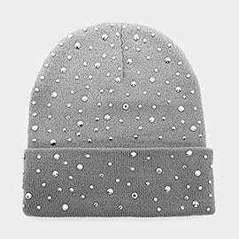 Bling Studded Beanie Hat