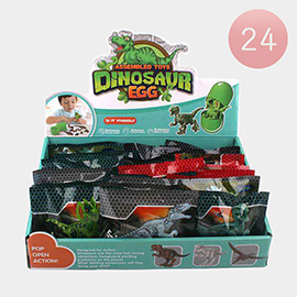 24PCS - Dinosaur Egg Assembled Toys