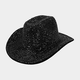 Bling Studded Fedora Hat